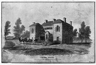 Maison à Gretna Green utilisée pour la célébration des mariages clandestins